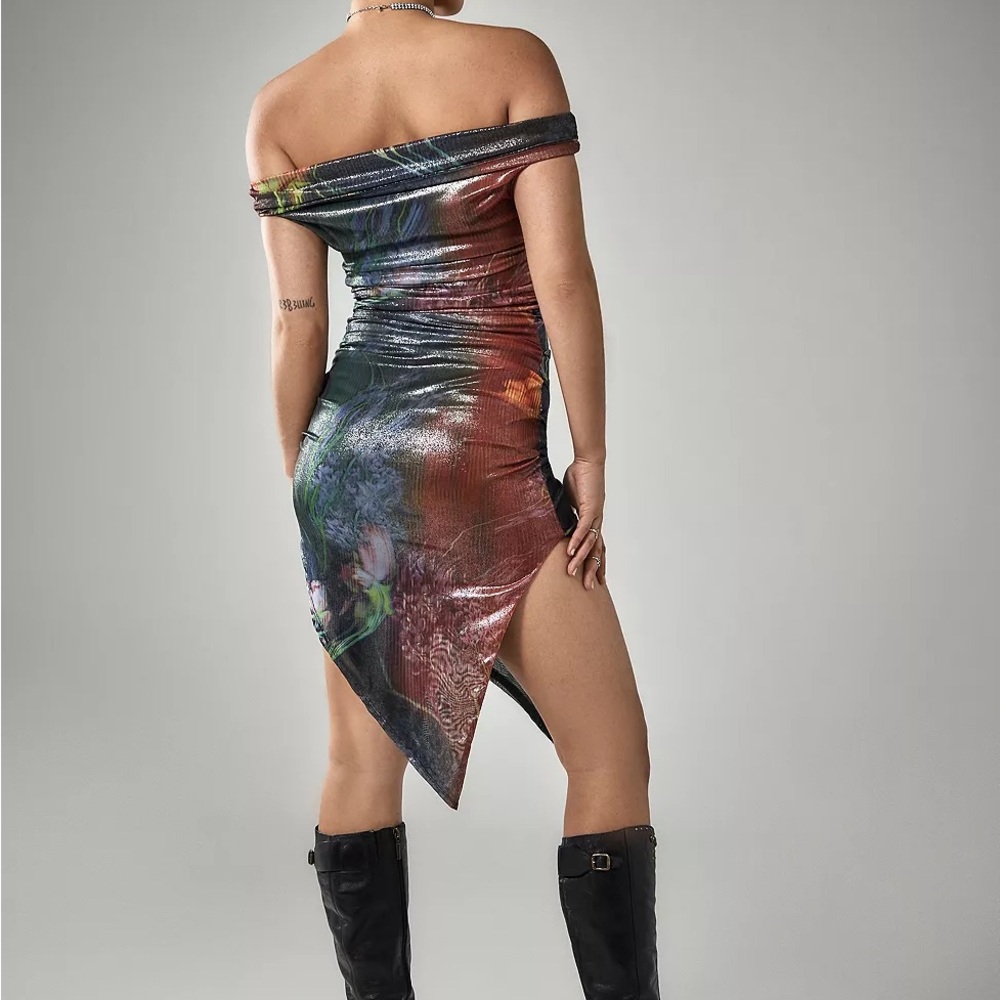 Metallic Multicolor Dress - Picture 2 of 5